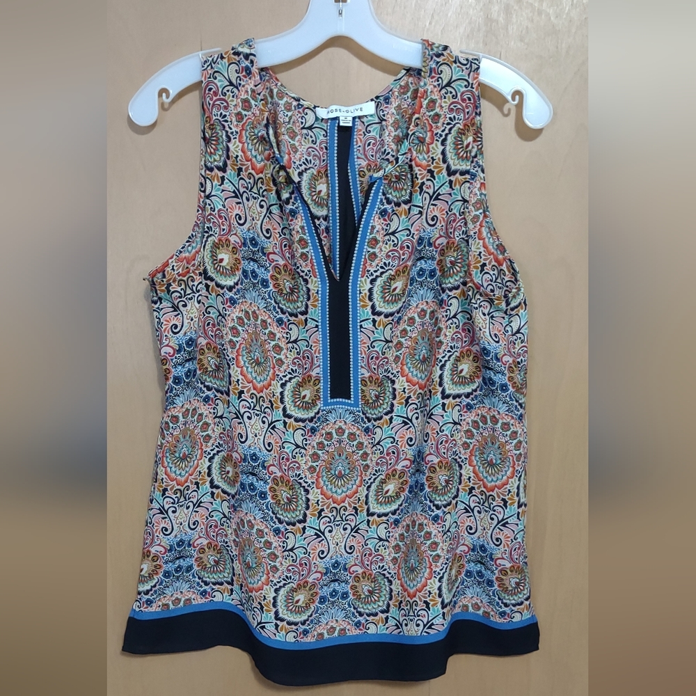 Lower price!*Poly Boho blouse(M)